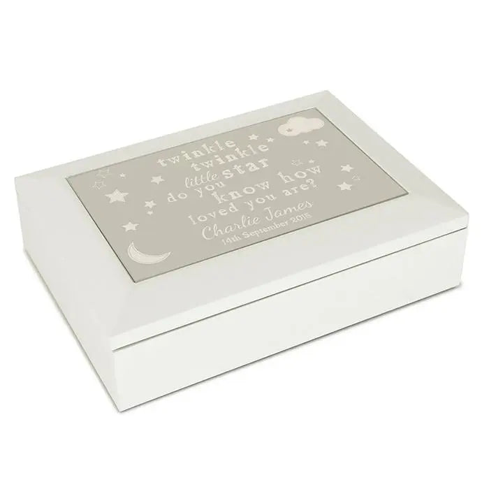 Personalised Twinkle Twinkle Jewellery Box - Jewellery Boxes at Gift Moments