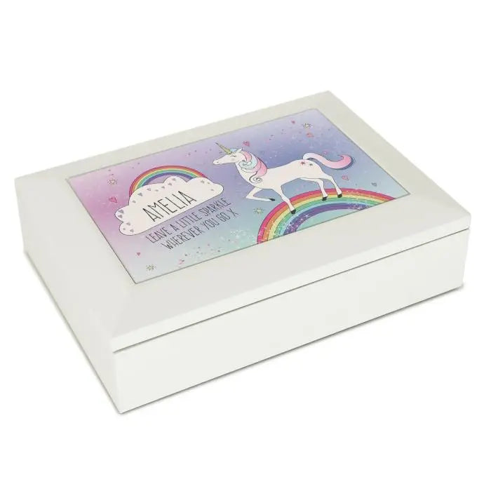 Personalised Unicorn Jewellery Box - Gift Moments
