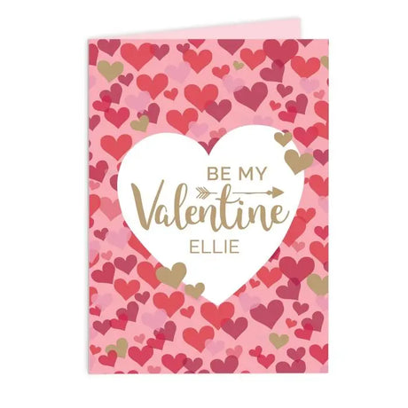 Personalised Valentine's Day Confetti Hearts Card - Greeting Cards at Gift Moments