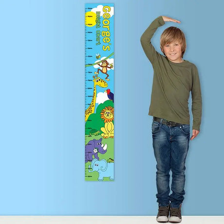 Personalised Zoo Height Chart - Height Charts at Gift Moments