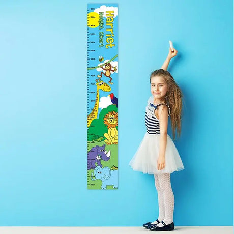 Personalised Zoo Height Chart - Height Charts at Gift Moments