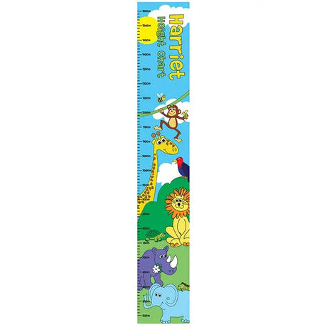 Personalised Zoo Height Chart - Height Charts at Gift Moments