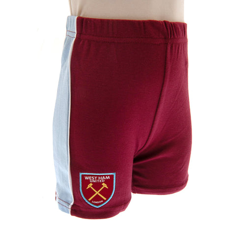 West Ham United FC Shirt & Short Set (3-6 Mths) - Baby Clothing at Gift Moments