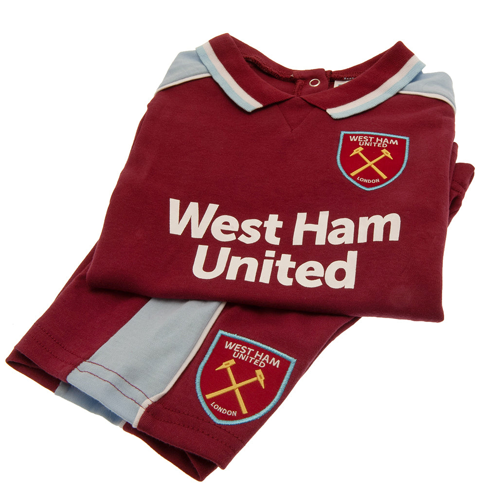 West Ham United FC Shirt & Short Set (3-6 Mths) - Baby Clothing at Gift Moments