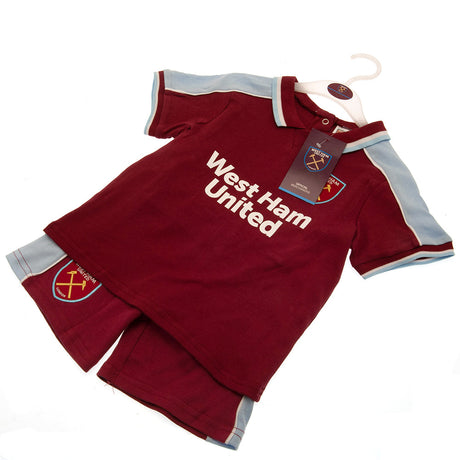 West Ham United FC Shirt & Short Set (3-6 Mths) - Baby Clothing at Gift Moments