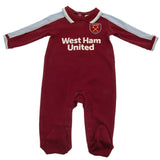 West Ham United FC Sleepsuit 12-18 Mths CS - Baby Clothing at Gift Moments