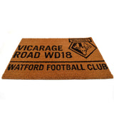 Watford FC Doormat - Natural Coconut Fibre Entrance Mat - Doormats at Gift Moments