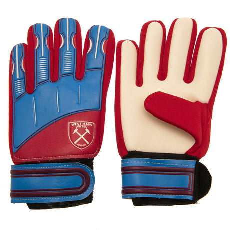 West Ham United FC Goalkeeper Gloves Yths DT - Gloves at Gift Moments