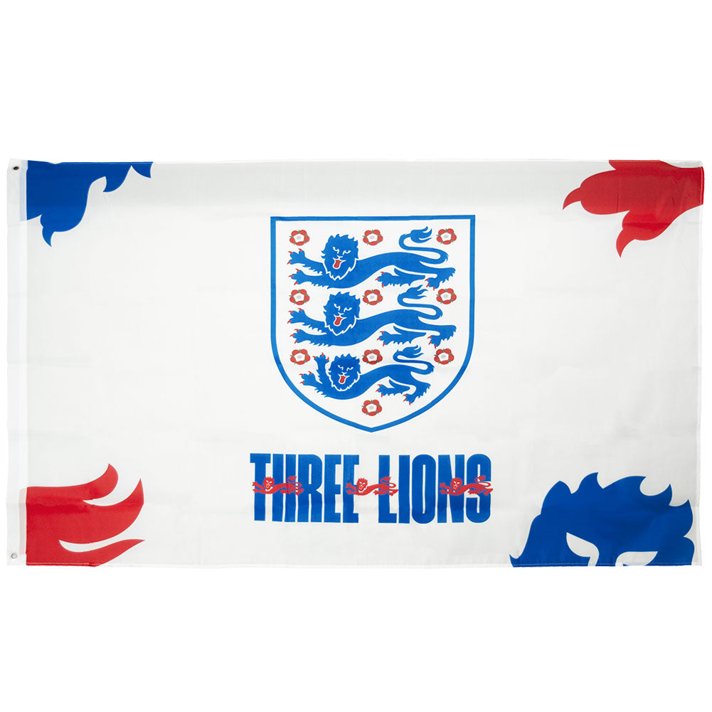 England FA Flag 3 Lions - Large Supporters Flag - Flags & Banners at Gift Moments