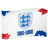 England FA Flag 3 Lions - Large Supporters Flag - Flags & Banners at Gift Moments