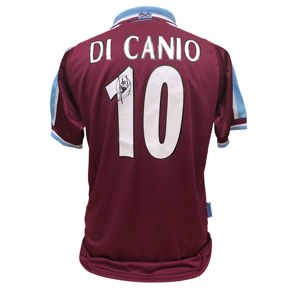 West Ham United FC Di Canio Signed Shirt - 2019-20 Replica - Signed Memorabilia at Gift Moments