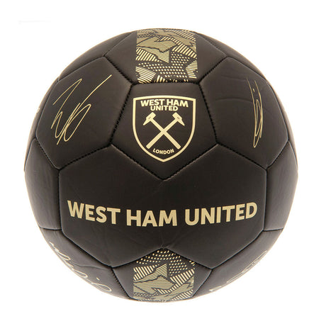 West Ham United FC Skill Ball Signature Gold PH - Balls at Gift Moments