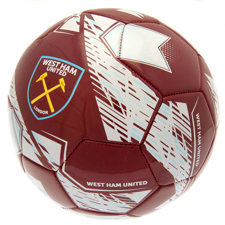 West Ham United Claret and White PVC Football - Balls at Gift Moments