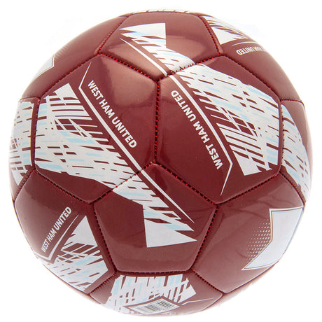 West Ham United Claret and White PVC Football - Balls at Gift Moments