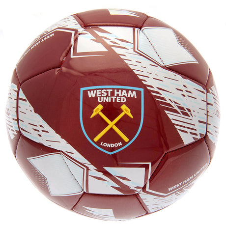 West Ham United Claret and White PVC Football - Balls at Gift Moments