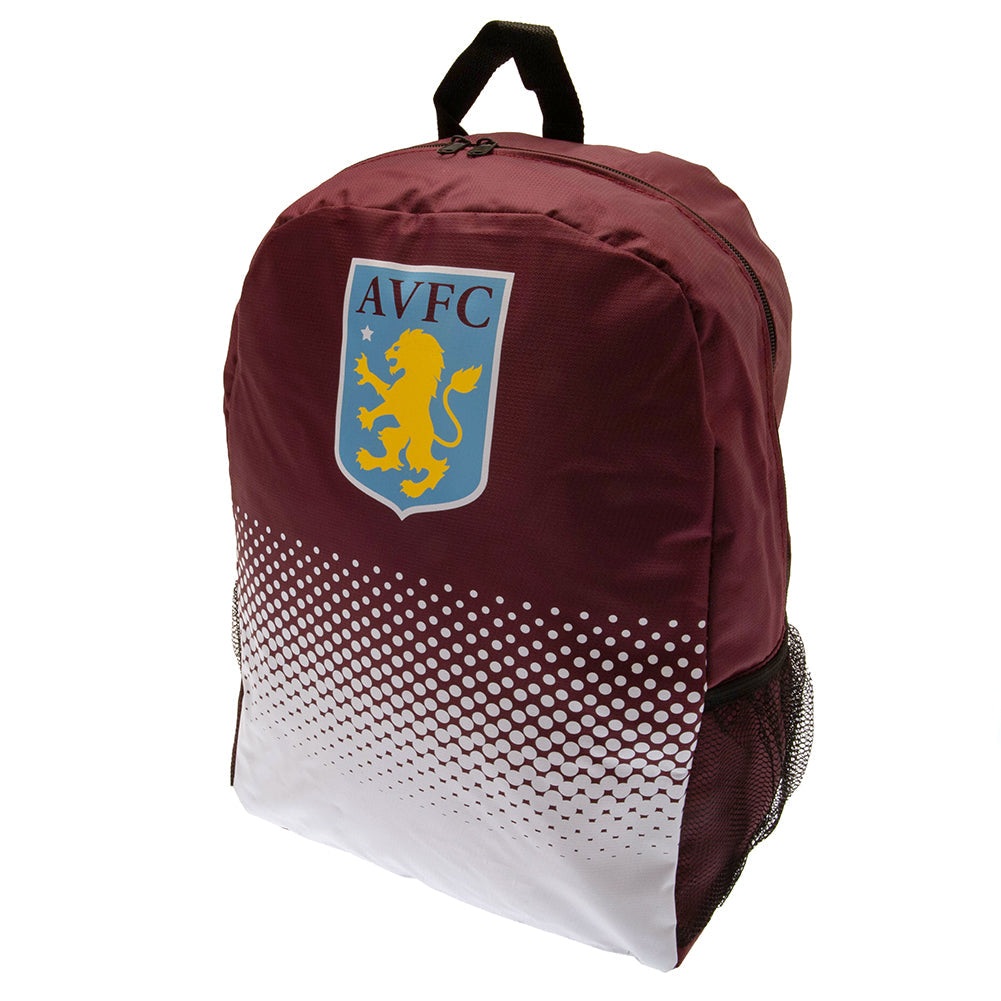 Aston Villa FC Fade Design Backpack - Bags at Gift Moments