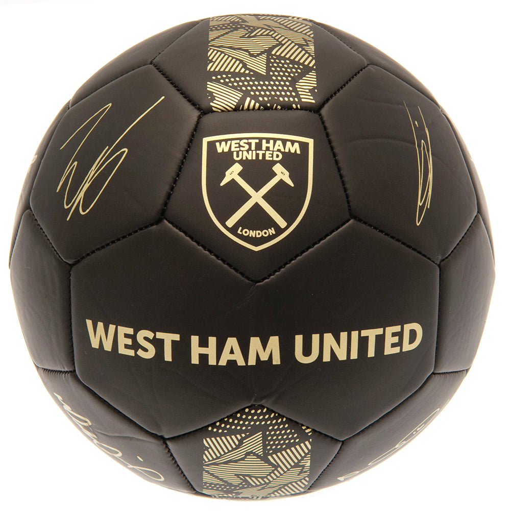 West Ham United FC Football Signature Gold PH - Balls at Gift Moments