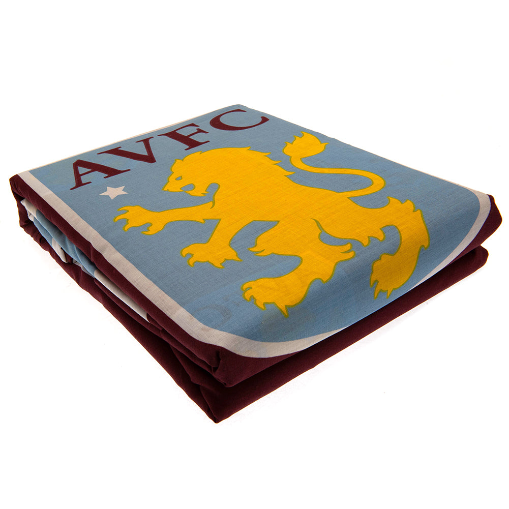 Aston Villa FC Double Duvet Set PL - Bedroom at Gift Moments