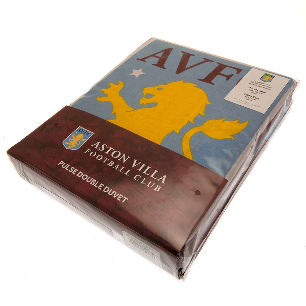 Aston Villa FC Double Duvet Set PL - Bedroom at Gift Moments