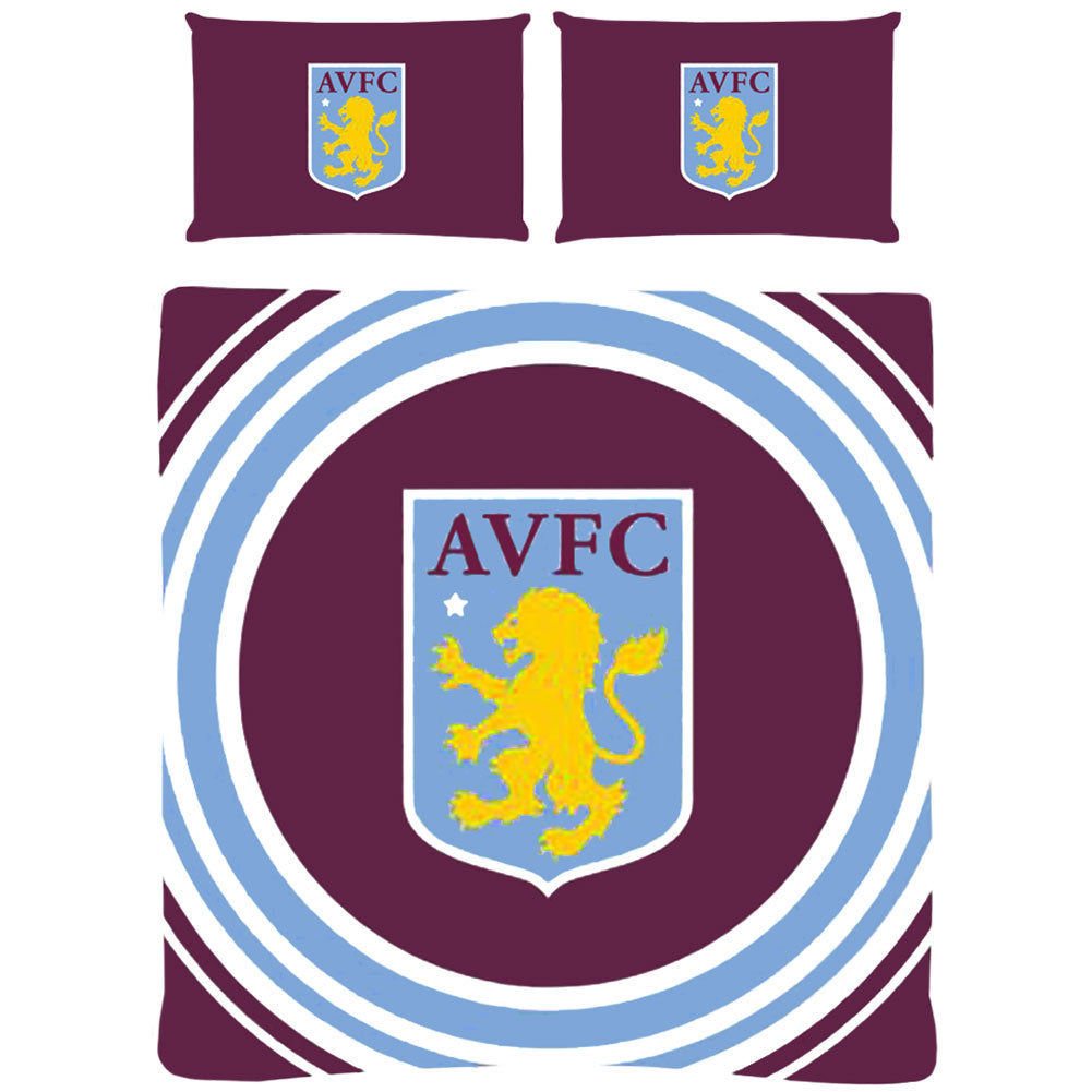 Aston Villa FC Double Duvet Set PL - Bedroom at Gift Moments