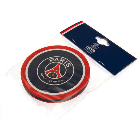 Paris Saint Germain FC 2pk Coaster Set - Coasters at Gift Moments