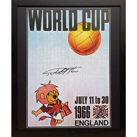 England FA 1966 Sir Geoff Hurst Signed Framed Print - Signed Memorabilia at Gift Moments