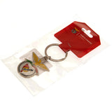 SL Benfica Metal Crest Keyring: 3 - Keyrings By SL Benfica