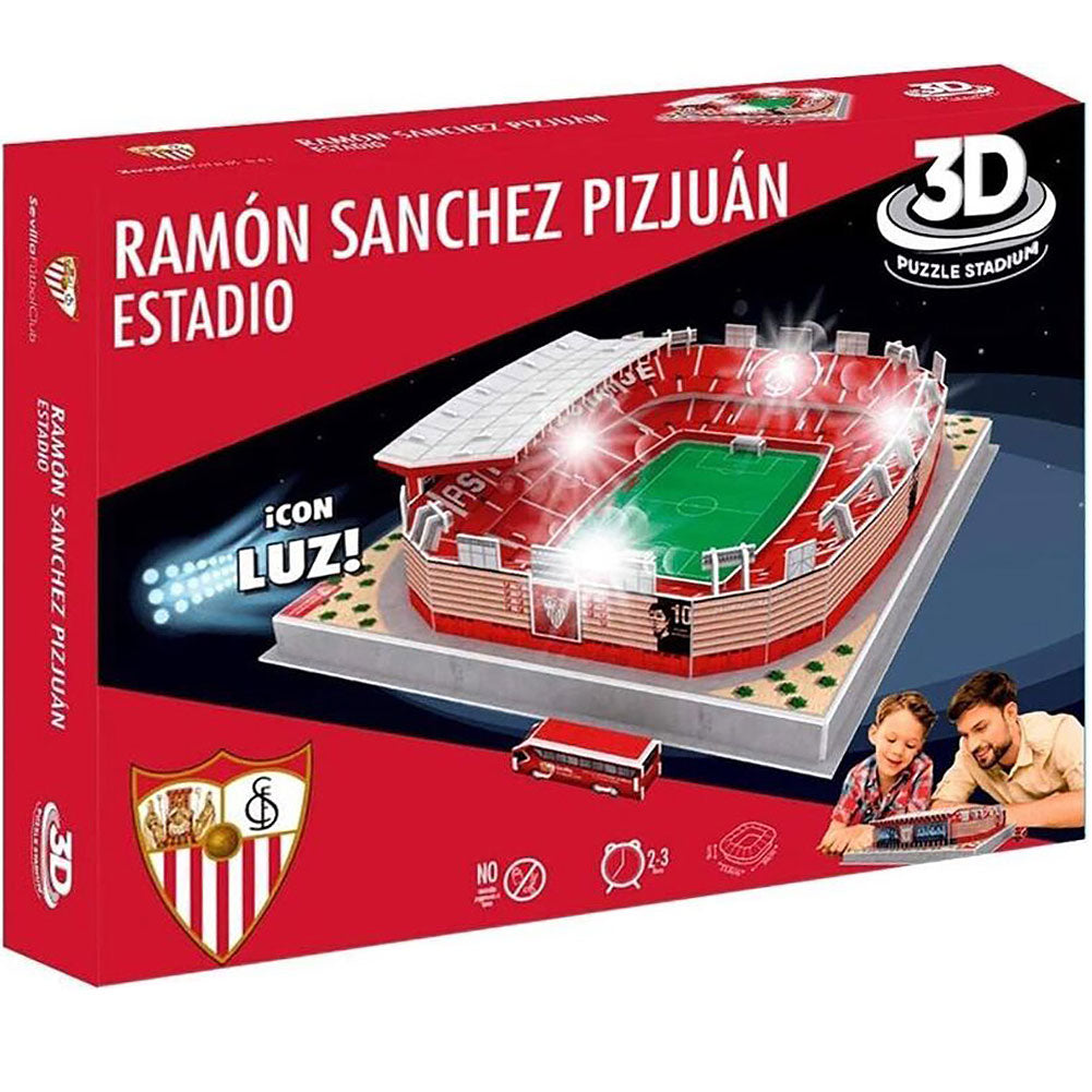 Sevilla FC 3D Stadium LED Puzzle: 2 - Puzzles & Games By Sevilla