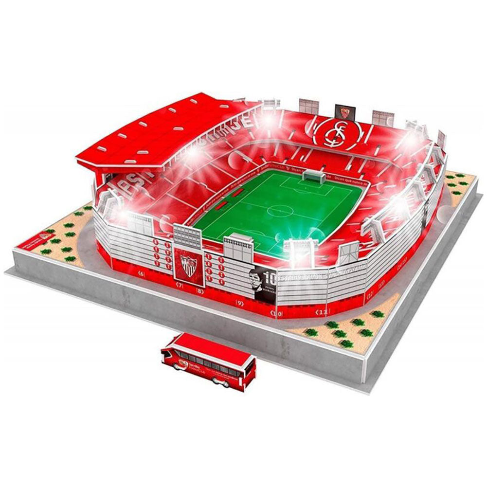 Sevilla FC 3D Stadium LED Puzzle: 1 - Puzzles & Games By Sevilla