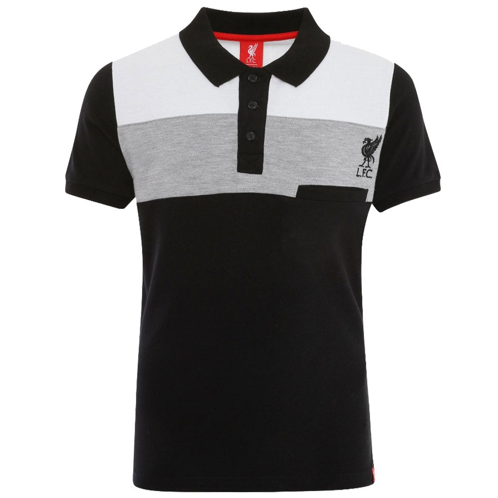 Liverpool FC Colour Block Polo Junior 7-8 Yrs - T-Shirts at Gift Moments