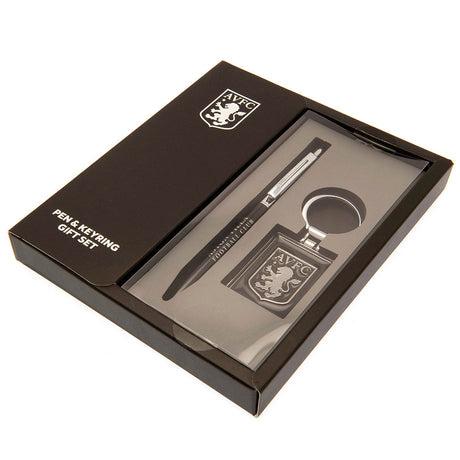 Aston Villa FC Executive Pen & Keyring Set - Keyrings at Gift Moments