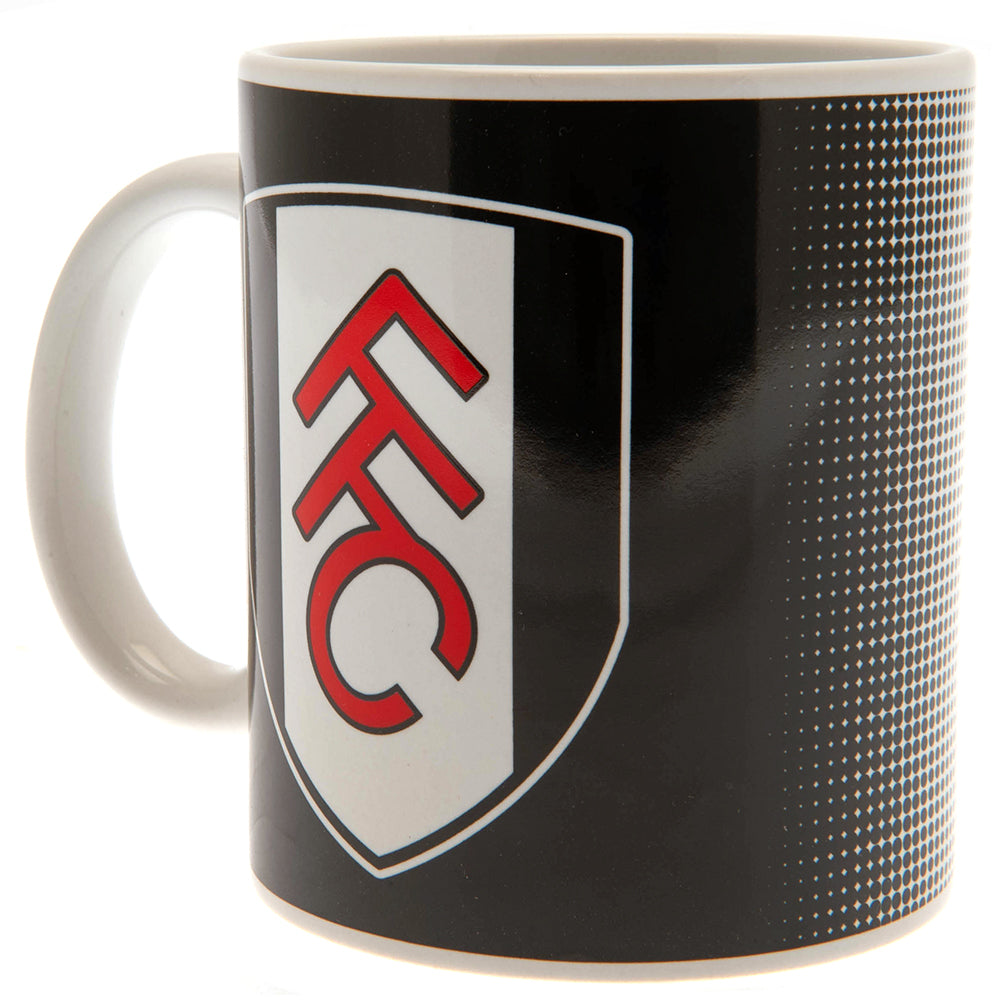 Fulham FC Halftone Ceramic Coffee Mug - Mugs at Gift Moments