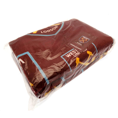 West Ham United FC Sherpa Fleece Blanket - Blankets at Gift Moments