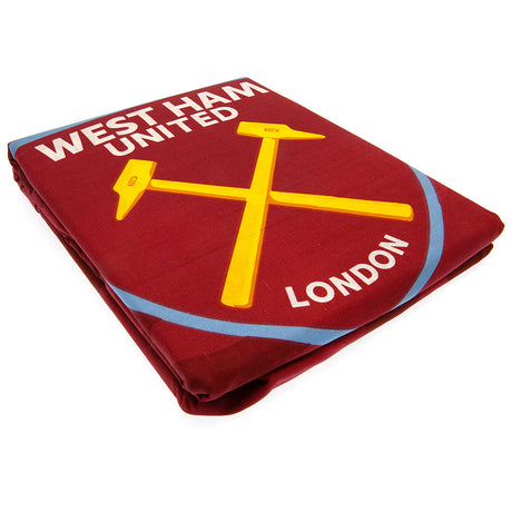 West Ham United FC Single Duvet Set PC - Bedroom at Gift Moments