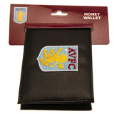 Aston Villa FC Embroidered Wallet Black: 1 - Wallets By Aston Villa