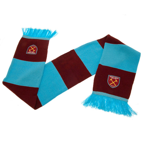 West Ham United FC Bar Scarf - Scarves at Gift Moments