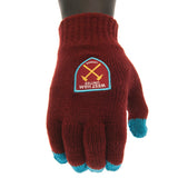 West Ham United FC Touchscreen Knitted Gloves - Gloves at Gift Moments