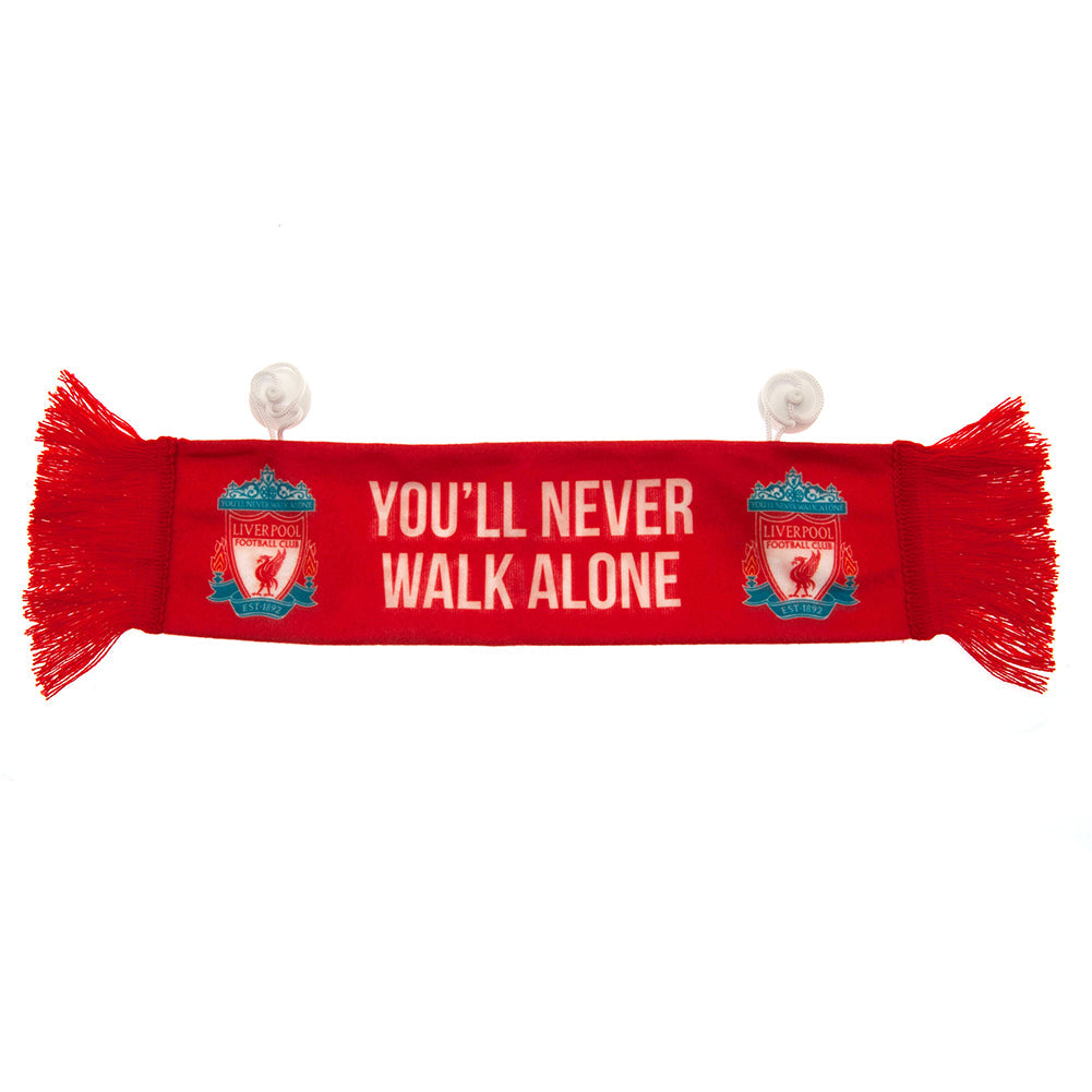 Liverpool FC Mini Car Scarf with Tassels - Scarves at Gift Moments