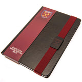 West Ham United FC A5 Notebook - Premium Faux Leather Design - Notebooks at Gift Moments