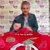 Manchester United FC 1999 Solskjaer & Sheringham Signed Shirt - Signed Memorabilia at Gift Moments