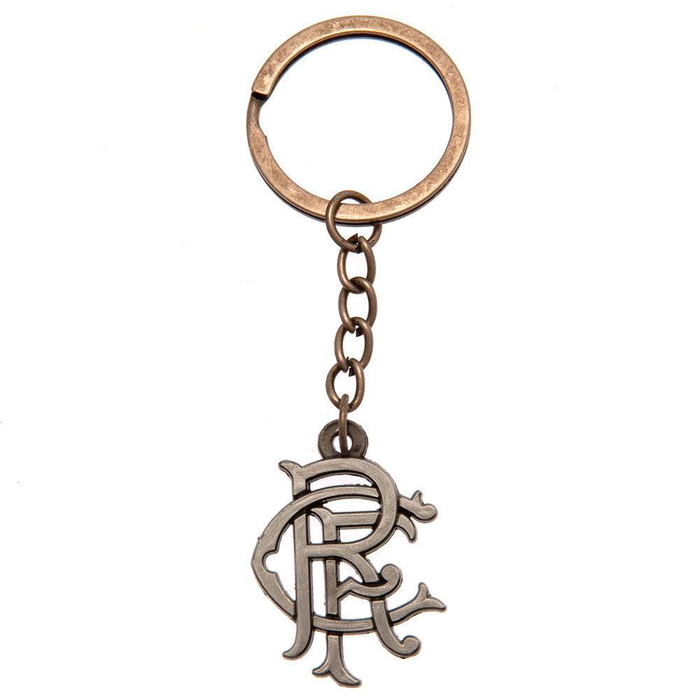 Rangers FC Antique Silver Keyring - Keyrings at Gift Moments