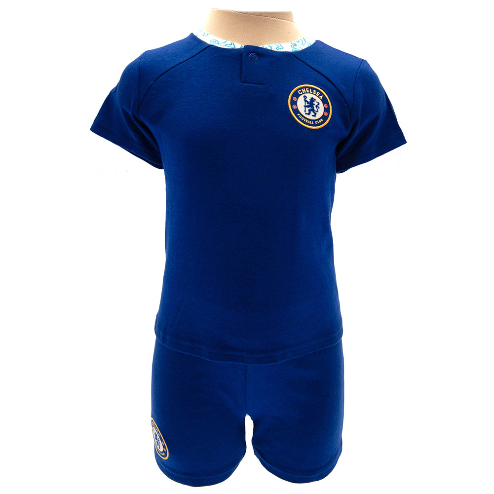 Chelsea FC Shirt & Short Set for Babies 3-6 Months - Baby Clothing at Gift Moments