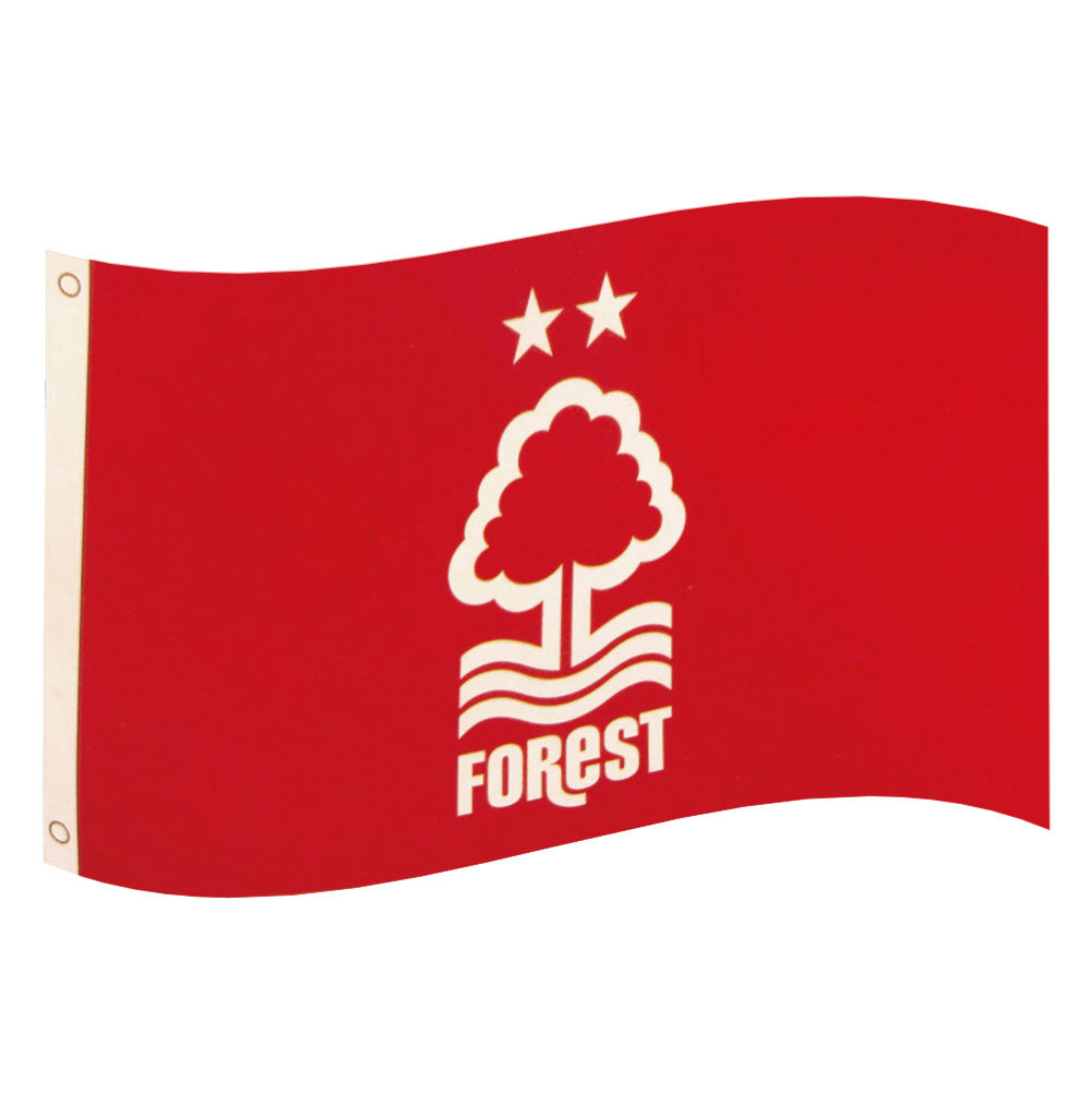 Nottingham Forest FC Flag CC - Large Supporters Flag - Flags & Banners at Gift Moments