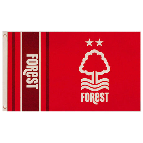 Nottingham Forest FC Flag WM - Full Colour Wordmark Design - Flags & Banners at Gift Moments