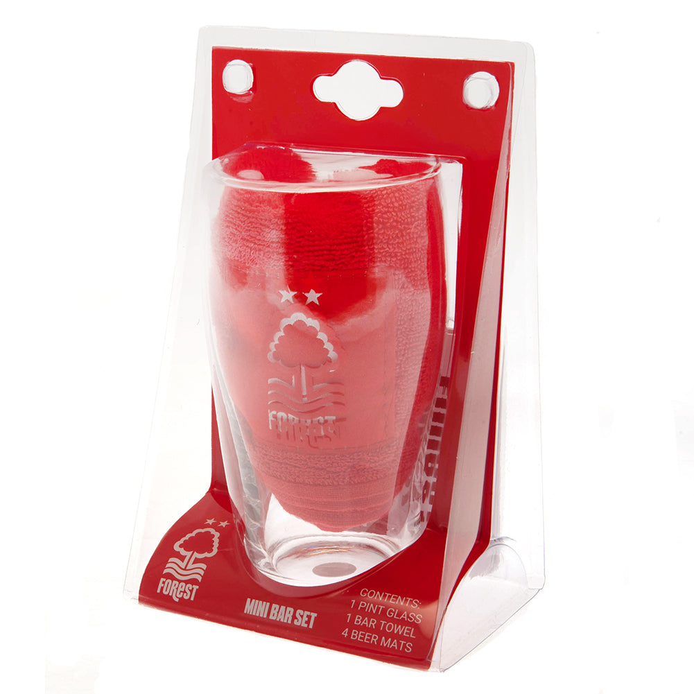 Nottingham Forest FC Mini Bar Set - Barware at Gift Moments