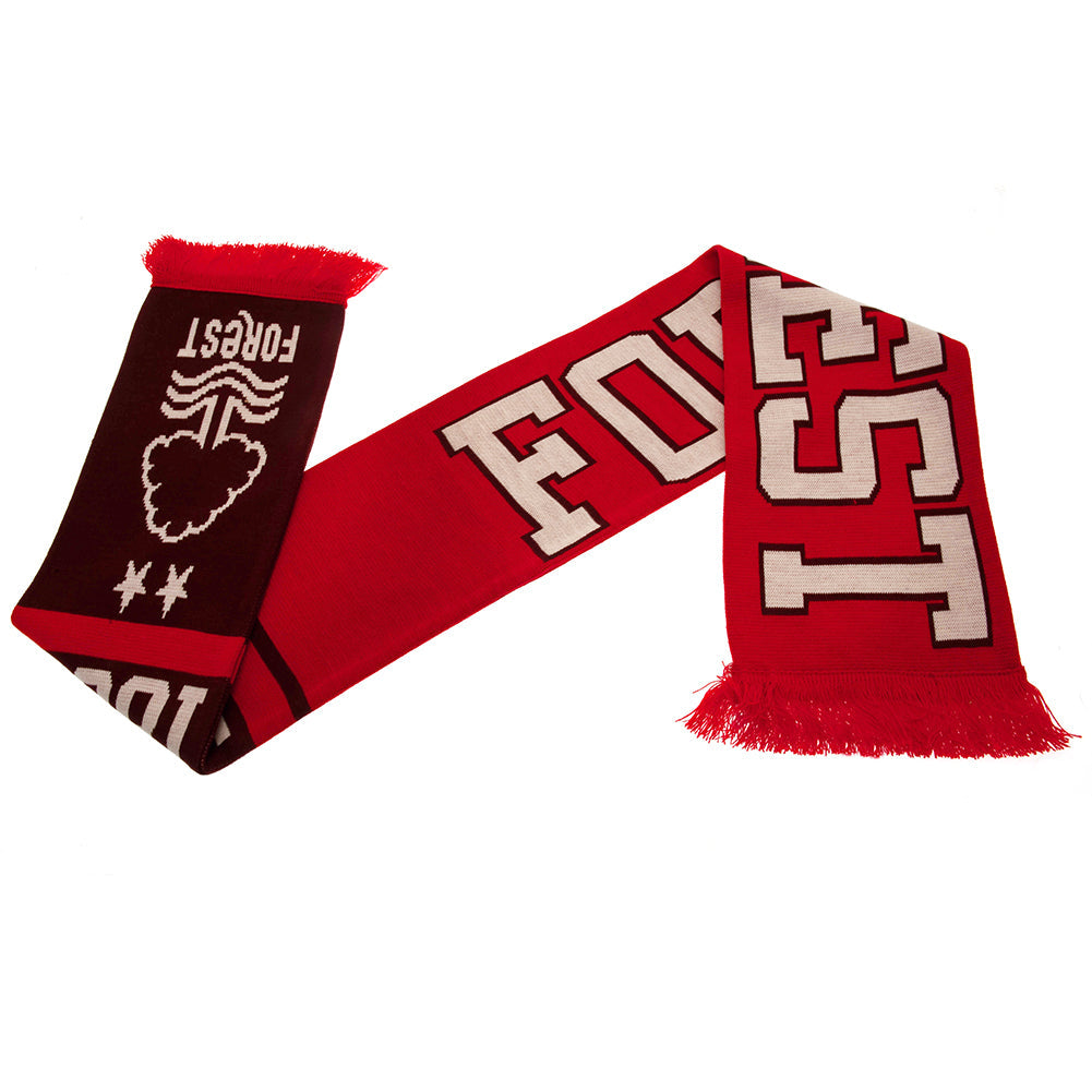 Nottingham Forest FC Jacquard Knit Scarf - Scarves at Gift Moments