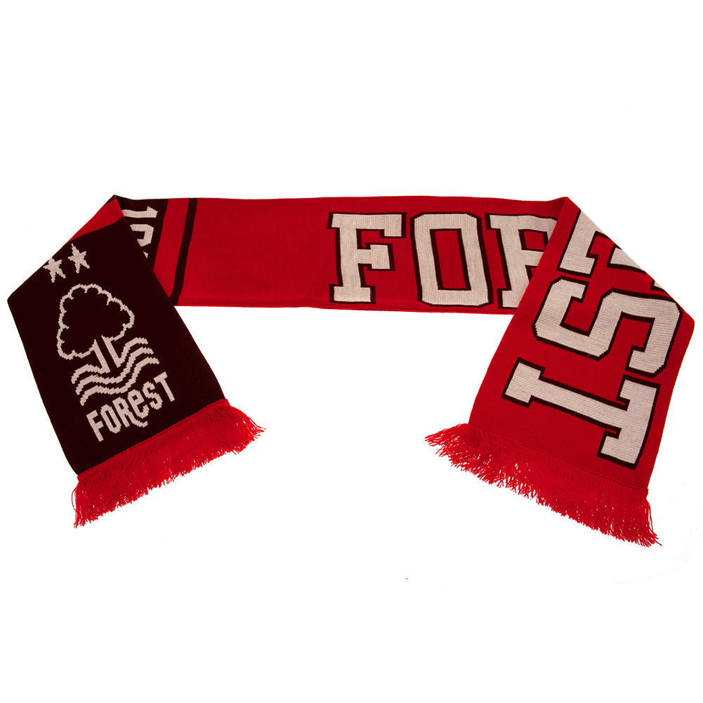 Nottingham Forest FC Jacquard Knit Scarf - Scarves at Gift Moments