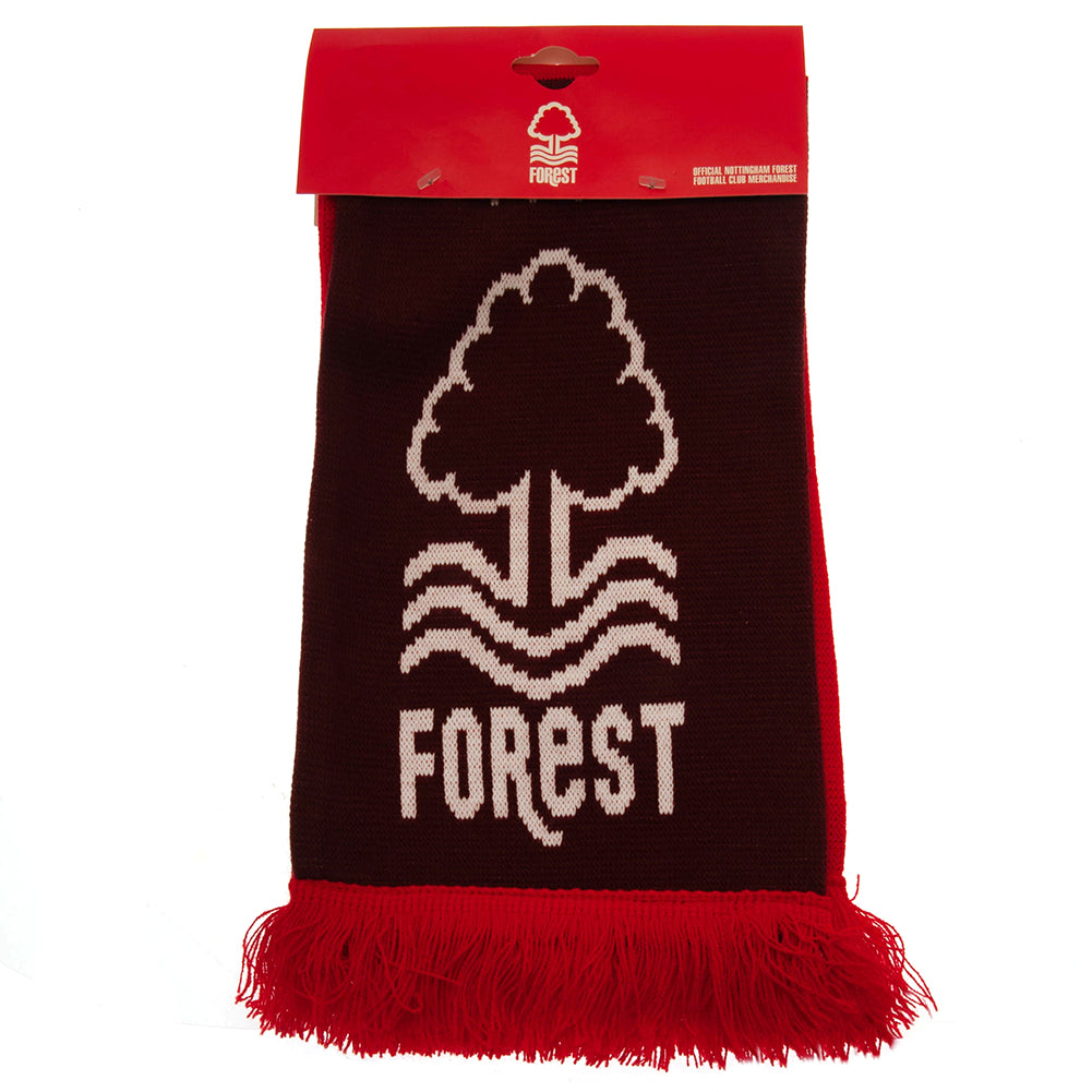 Nottingham Forest FC Jacquard Knit Scarf - Scarves at Gift Moments