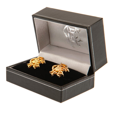 Rangers FC Gold Plated RFC Cufflinks - Cufflinks & Tie Slides at Gift Moments