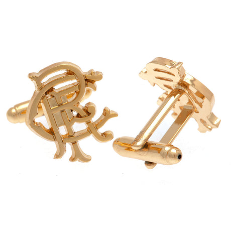 Rangers FC Gold Plated RFC Cufflinks - Cufflinks & Tie Slides at Gift Moments